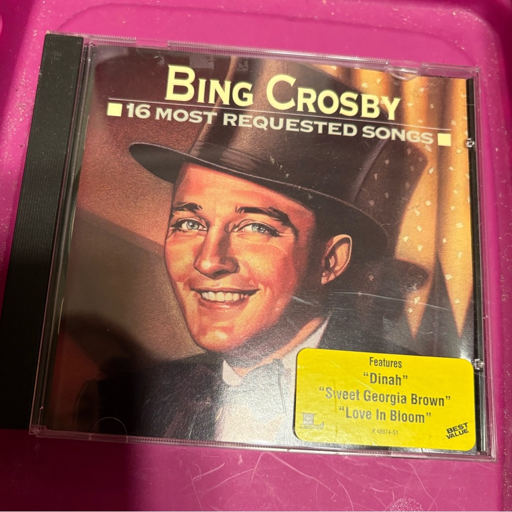 Bing Crosby 16 Most Requested Songs CD & Small Booklet About Bing Crosby